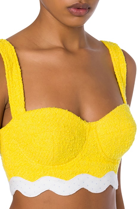 TWEED BRALETTE YELLOW 4