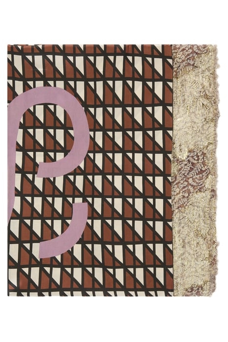 SCARF GRAPHIC PRINT SCARF MULTICOLOUR 5