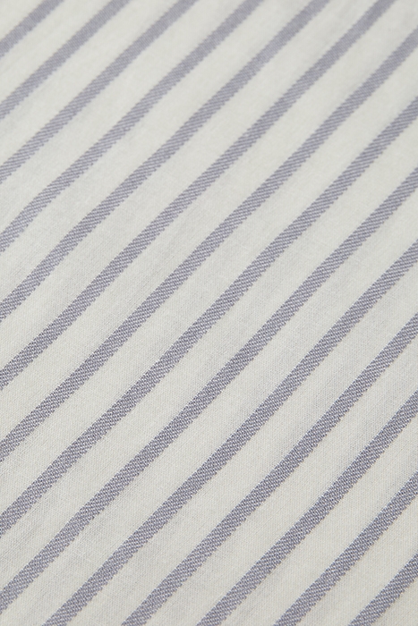 OVERSIZED FIT SHIRT WITH STRIPES DUSTY BLUE ROPE STRIPE 3