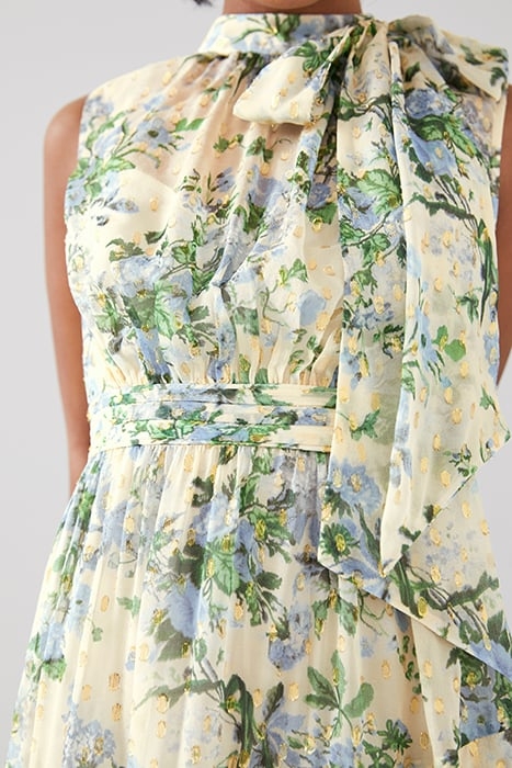 DR ROBYN NEON PRINT DRESS CREAM 3