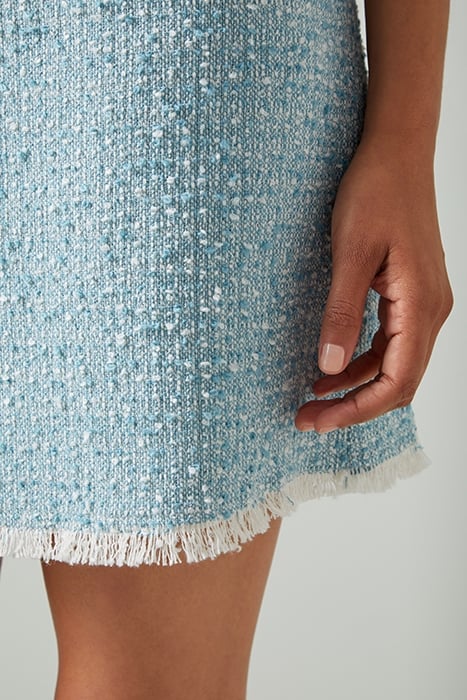 SK KARIS TWEED SKIRT BLUE/CREAM 4
