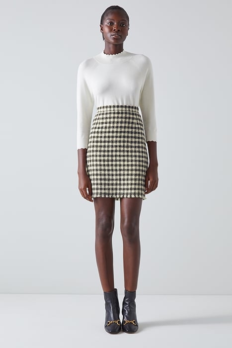 SK KEELER GINGHAM BLACK/CREAM 1