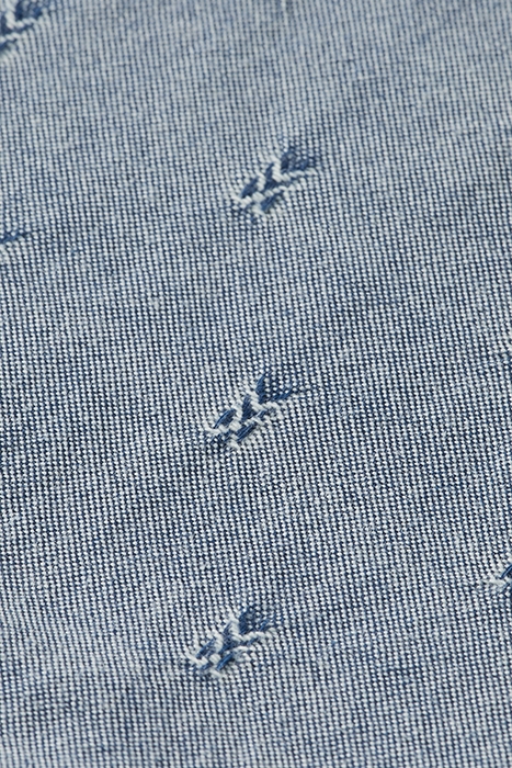 SMART INDIGO SHIRT WITH SLEEVE ADJUSTER INDIGO 4