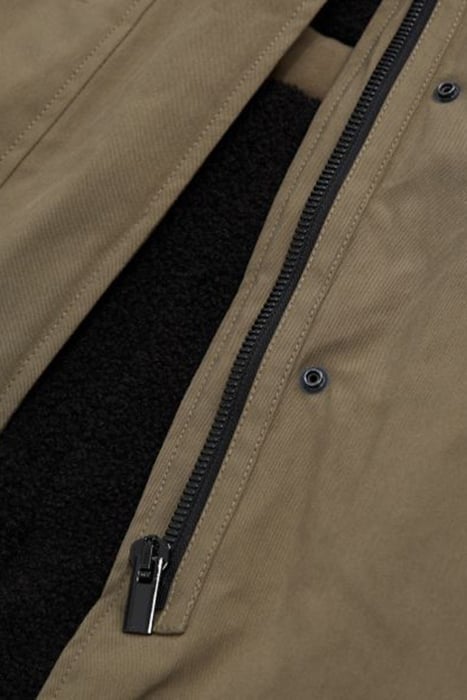 FAUX SHEEP LINED PARKA ALGUE 2