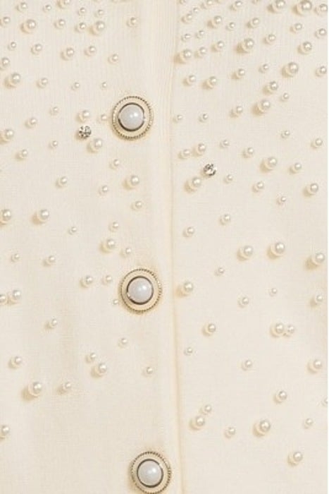 KIM PEARTWIN SET PALE CARDIGAN PEARL 5