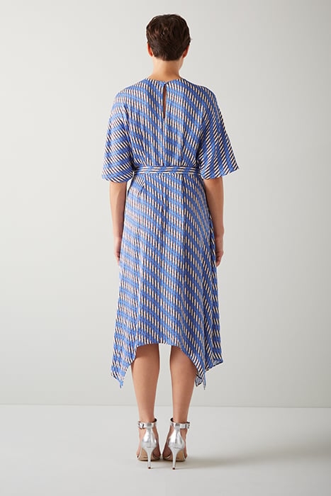 ANNI BELTED MIDI DRESS MULTICOLOR 2