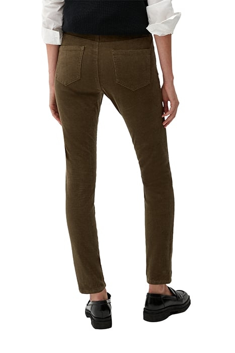 S.OLIVER PANTS DARK OLIVE 2
