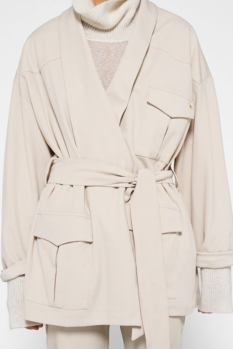 WORKER JACKET CREPE LIGHT SAFARI 5