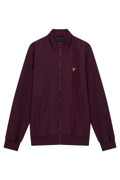 MESH BACKED FUNNEL NECK JACKET BURGUNDY 4
