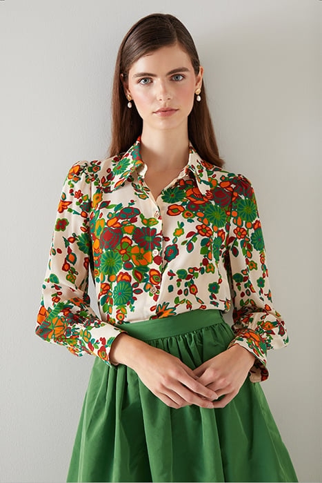 SONYA BOUQUET BUTTON-DOWN SHIRT MULTICOLOR 1