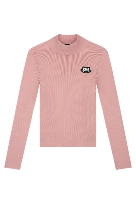 JOLIE SKI TURTLE TOP SILVER PINK 3