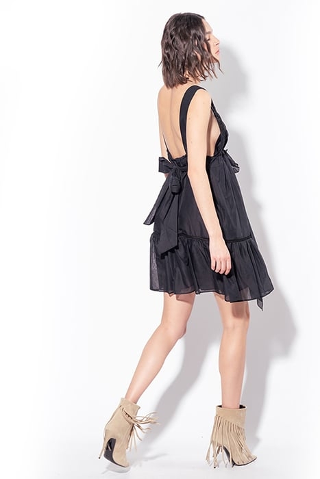 ALLBORG ABITO MUSSOLA RICAMO BLACK 6