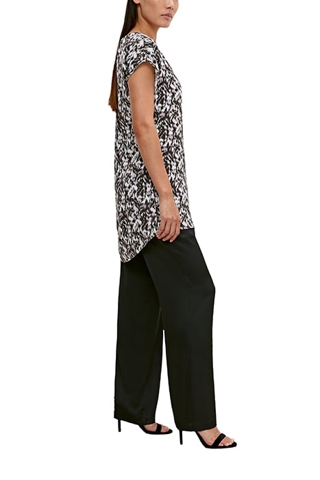 COMMA BLOUSES GREY/BLACK 3