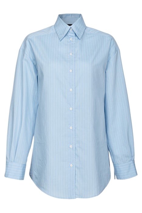 CRACOVIA CAMICIA POPELINE RIGATO AZURE/WHITE 3