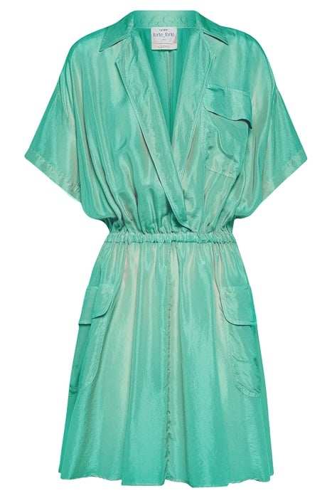 SILK HABOTAY SHORT DRESS SEAFOAM 1