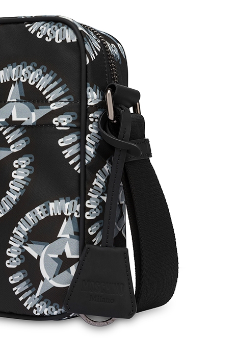 MOSCHINO COUTURE STARS SHOULDER BAG BLACK 4