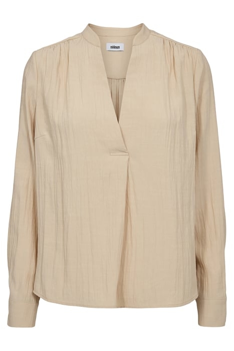 MICHELLAS 3644 BLOUSE BROWN RICE 1