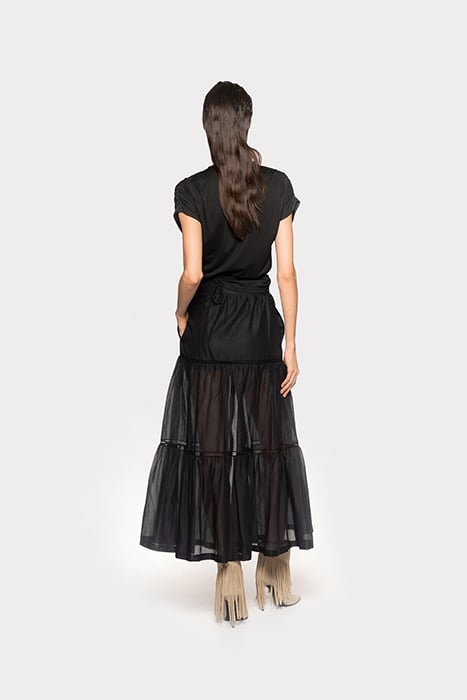 HANNOVER GONNA MUSSOLA RICAMO BLACK 2