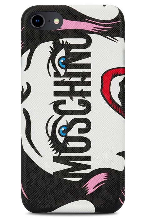 IPHONE 8 COVER #MOSCHINOEYES WHITE 1