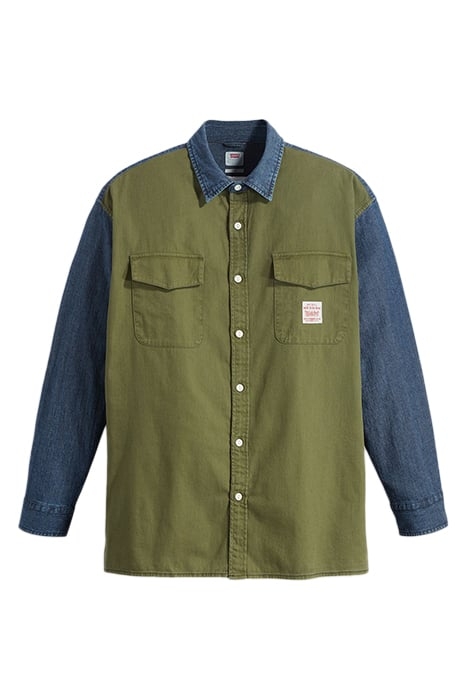 FULTON DENIM JACKET GREEN 3