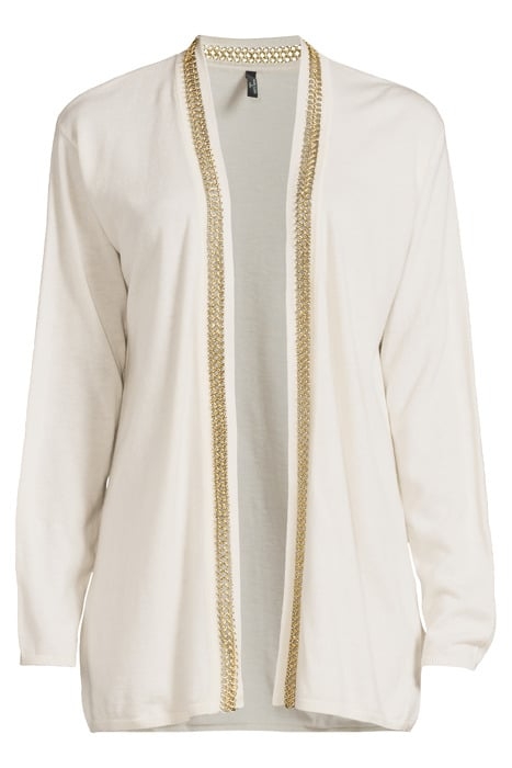 MARCIANO BY GUESS JULIA CHAIN LONG CAR PALE CARDIGAN PEARL 4