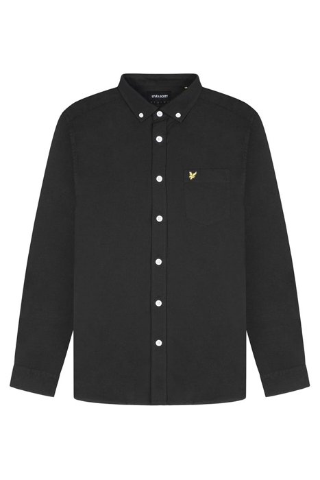 REGULAR FIT LIGHT WEIGHT OXFORD SHIRT JET BLACK 4