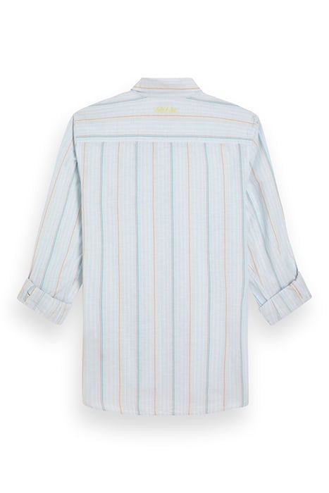 REGULAR FIT YARN-DYED STRIPE C BLUE/WHITE STRIPE 5