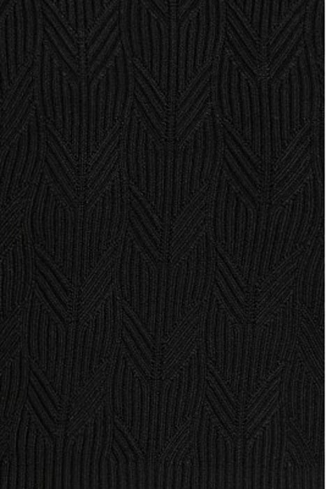 ARLET SWEATER TOP JET BLACK KNITTED 5
