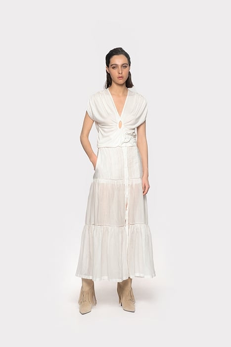 HANNOVER GONNA MUSSOLA RICAMO PURITY WHITE 1