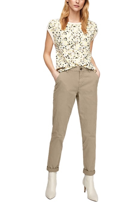 S.OLIVER PANTS LIGHT KHAKI 3