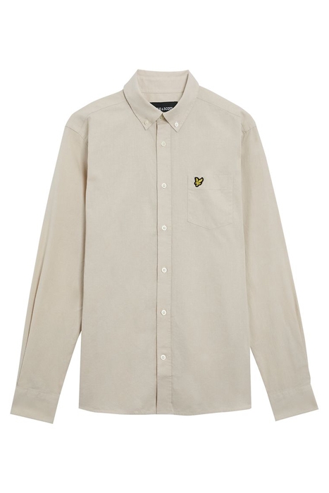 COTTON LINEN BUTTON DOWN SHIRT COVE 4