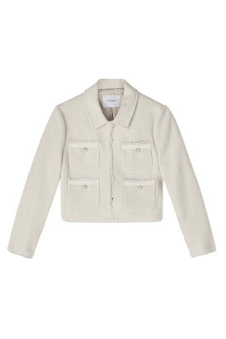 JK ADA METALLIC TWEED AND CREAM 4