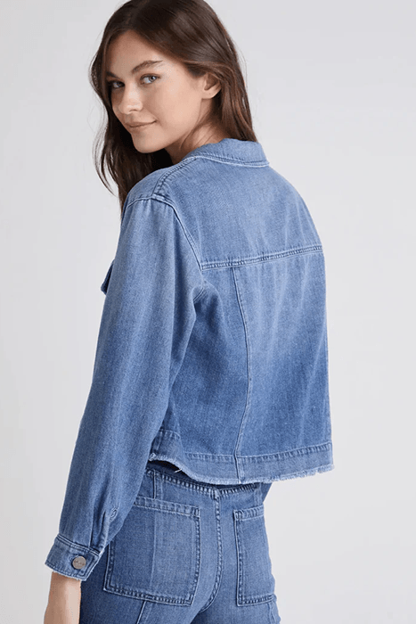 CUT-OFF JEAN JACKET HERITAGE WASH 2