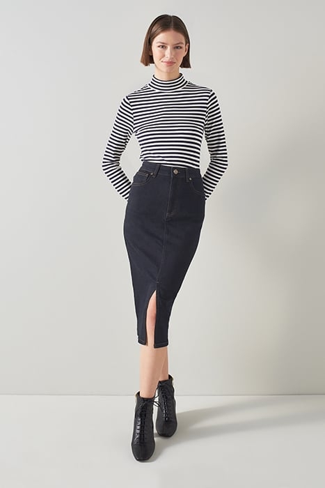 SK BETH - FRONT SPLIT INDIGO 1