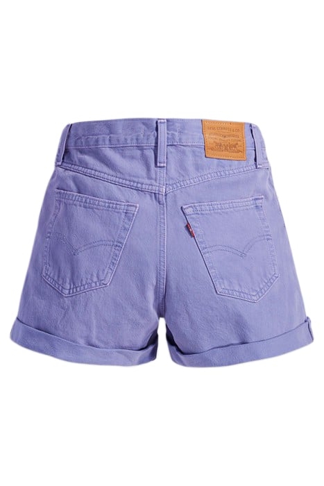 ROLLED DENIM SHORTS LAVENDER 4