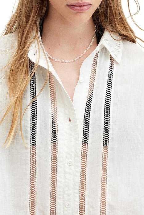 JADE LINEN SHIRT ECRU WHITE 7