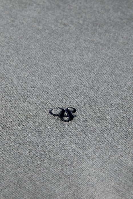 ESSENTIALS - CLASSIC CREWNECK GREY MELANGE 3