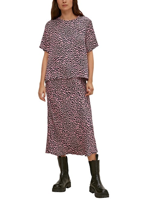 COMMA BLOUSES GREY/BLACK 3