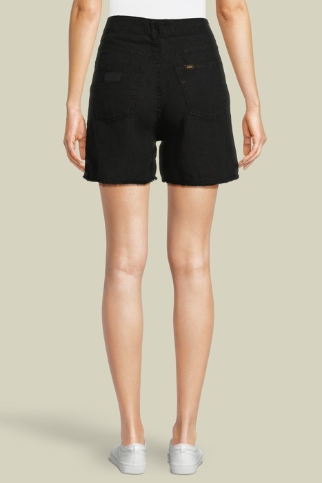 MAYA SHORT 6649 LINEN COLOUR BLACK 2