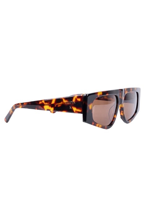 ANGLED ACETATE SUNGLASSES TORTOISE 1