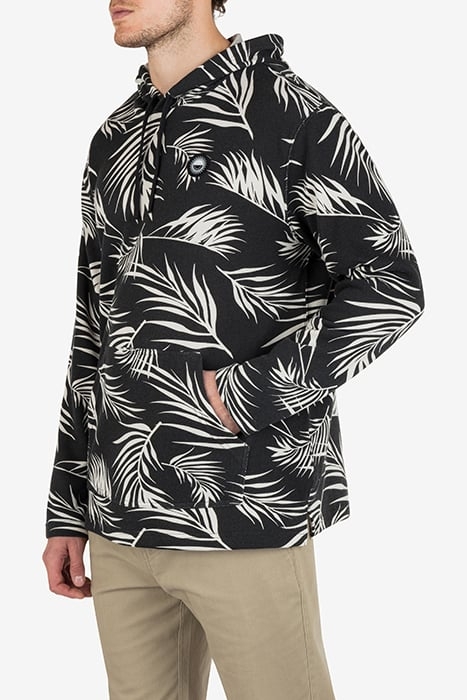 OG HOODED PONCHO BLACK 5