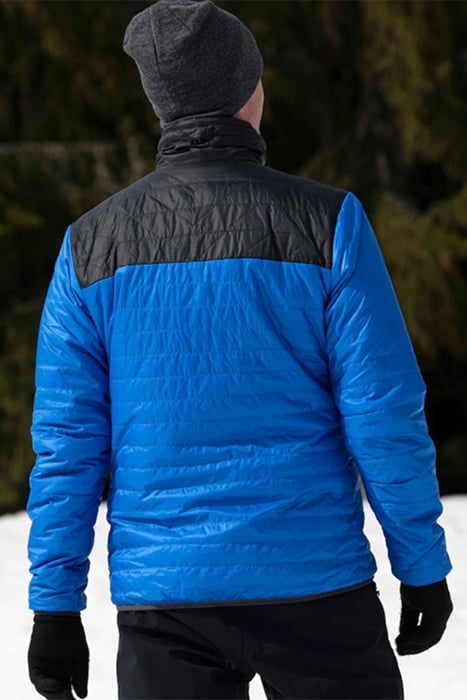 RØROS LIGHT INS JKT STRONG BLUE / SOLID CHARCOAL 2