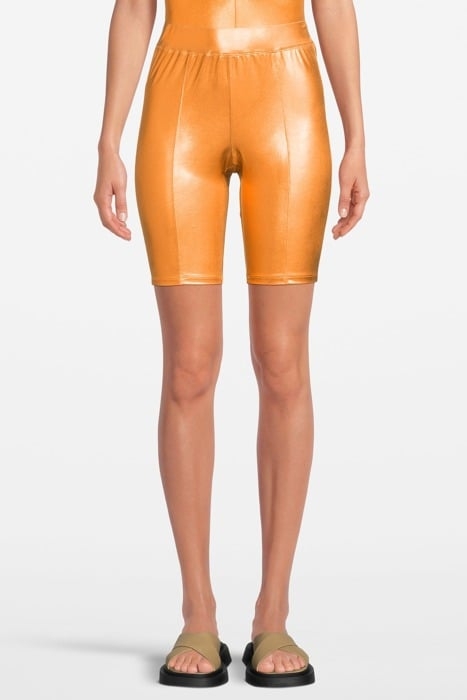 LAMINATED STRETCH SLIM FIT SHORTS RAME 1