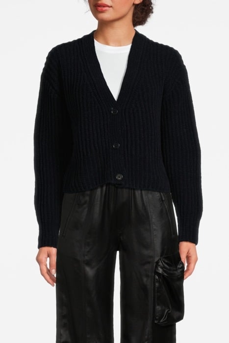 CHENILLE CARDIGAN NAVY 1