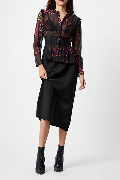 ELISE RUCHED WAIST BLACK 2