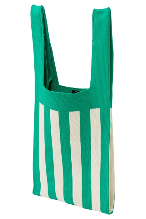 STRIPE KNITTED BAG GREEN 2