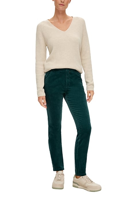 S.OLIVER PANTS PETROL GREEN 3