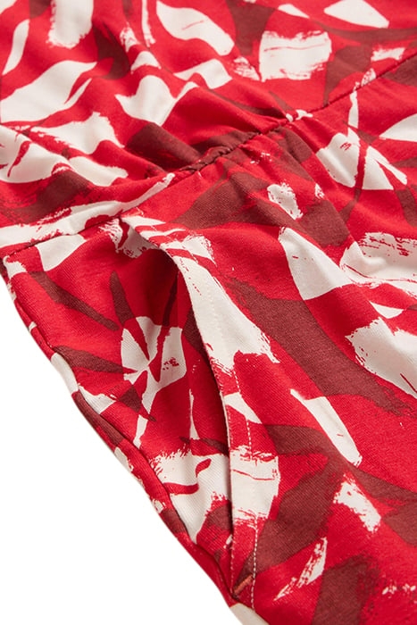 TALLIE ECO VERO JERSEY DRE RED PRINTED 4