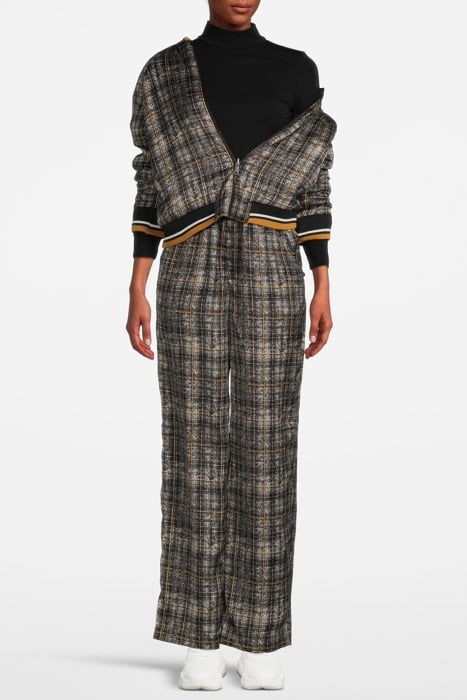 PRINTED BOMBER TWEED PLAID 6