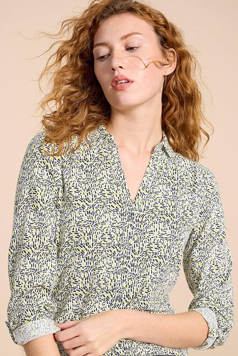 ANNIE JERSEY SHIRT IVORY PRINTED 4